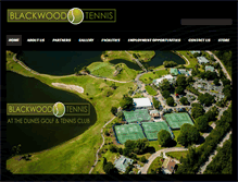 Tablet Screenshot of blackwoodtennis.com